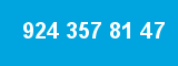 924 357 81 47 924 357 81 47